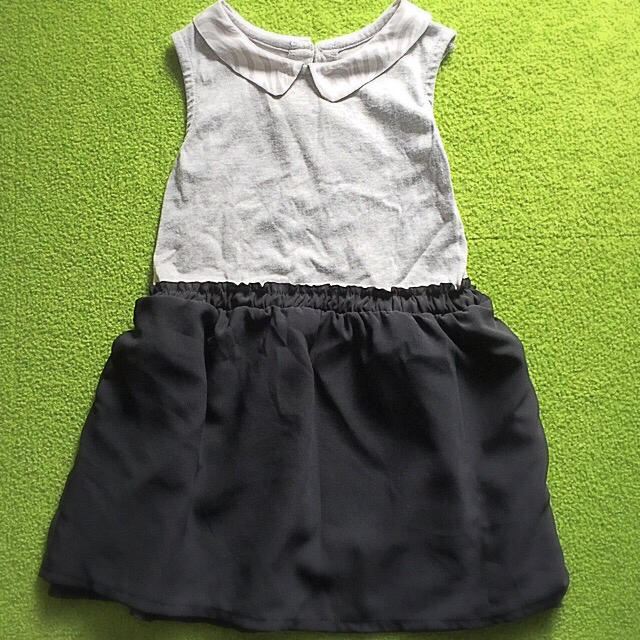 GLOBAL WORK(グローバルワーク)のキッズ ドッキングワンピース L キッズ/ベビー/マタニティのキッズ服女の子用(90cm~)(ワンピース)の商品写真