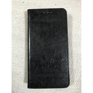 iPhone7 iPhone8 ケース　黒　手帳型　カード収納(iPhoneケース)