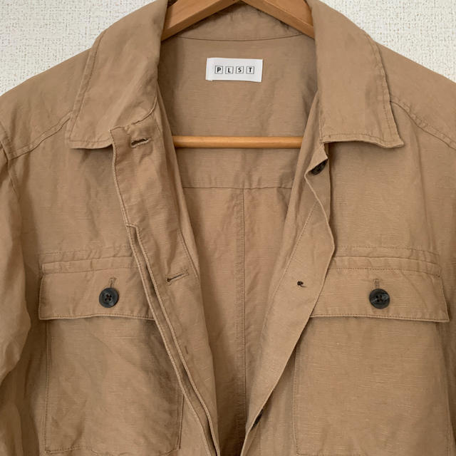 PLST(プラステ)のPLST リネン　ジャケット レディースのジャケット/アウター(ノーカラージャケット)の商品写真
