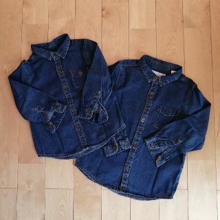 ザラキッズ(ZARA KIDS)のZARAbaby デニムシャツ2枚セット(ブラウス)