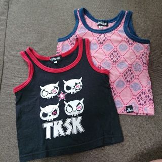 ザショップティーケー(THE SHOP TK)のTK SAPKID  90㎝ タンクトップ ２枚セット(Tシャツ/カットソー)