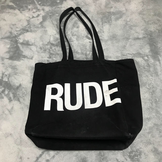 RUDE GALLERY(ルードギャラリー)のRUDE GALLERY トートバッグ  黒 メンズのバッグ(トートバッグ)の商品写真