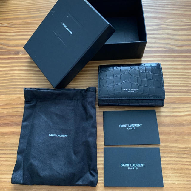 SAINT LAURENT サンローラン クロコキーケース | フリマアプリ ラクマ