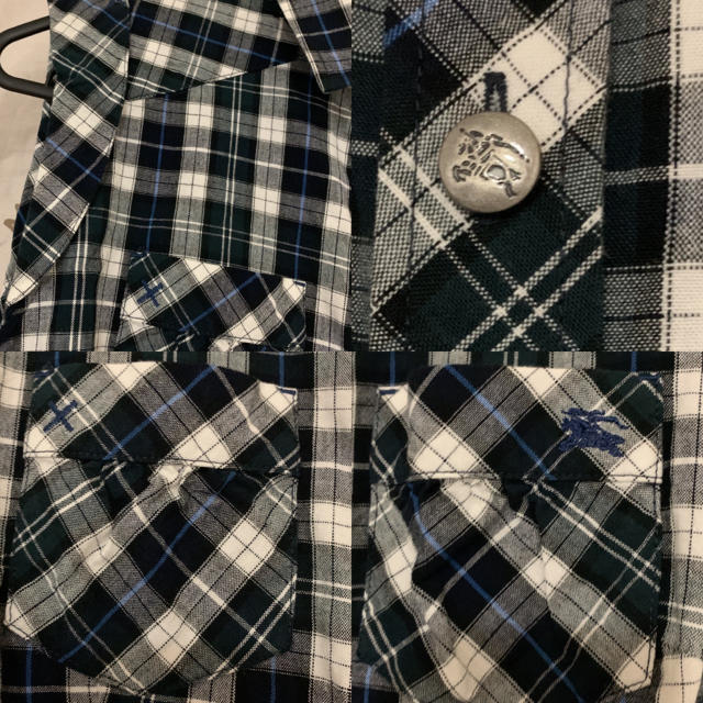 BURBERRY BLUE LABEL(バーバリーブルーレーベル)の❣️BURBERRY BULLlabelノースリーブチェックシャツ レディースのトップス(Tシャツ(半袖/袖なし))の商品写真