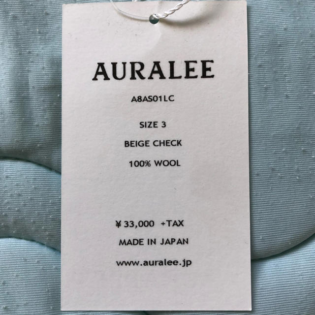 COMOLI(コモリ)のAURALEE  18aw チェックシャツ メンズのトップス(シャツ)の商品写真