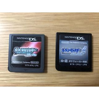 ニンテンドーDS(ニンテンドーDS)のポケットモンスター　ソウルシルバー　パール(携帯用ゲームソフト)