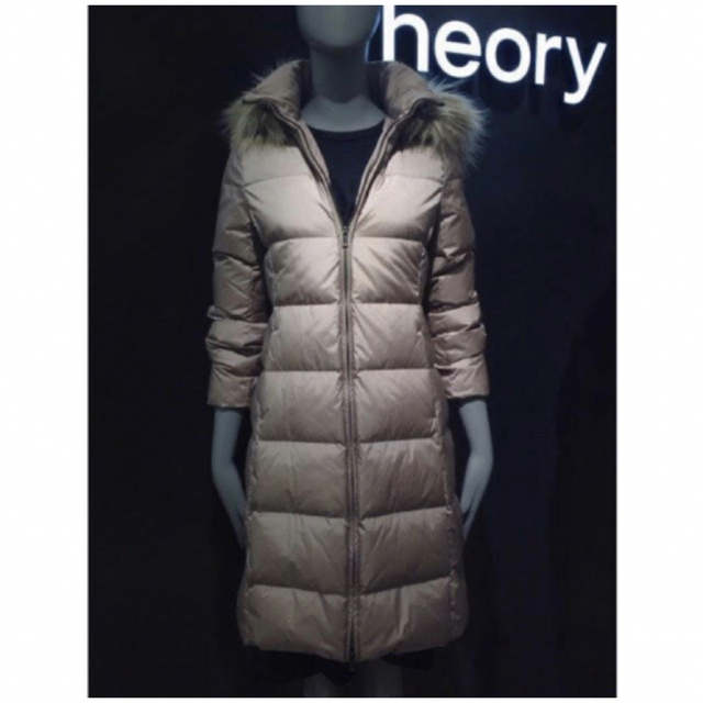 Theory 18aw ダウンコート ベージュ