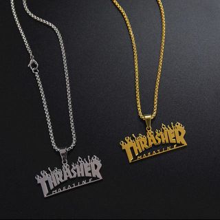 スラッシャー(THRASHER)のスラッシャーネックレス　ゴールド　シルバー　説明文読んでくださいm(__)m(ネックレス)