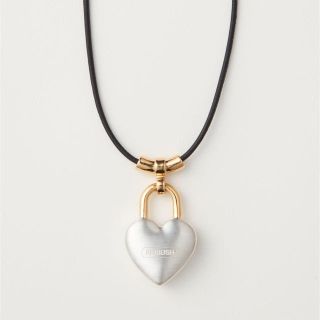 アンブッシュ(AMBUSH)のAMBUSH HEART PADLOCK CHARM NECKLACE(ネックレス)