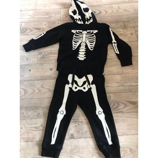 エイチアンドエム(H&M)の子供　ハロウィン　スケルトン  がいこつ　キッズ　(その他)