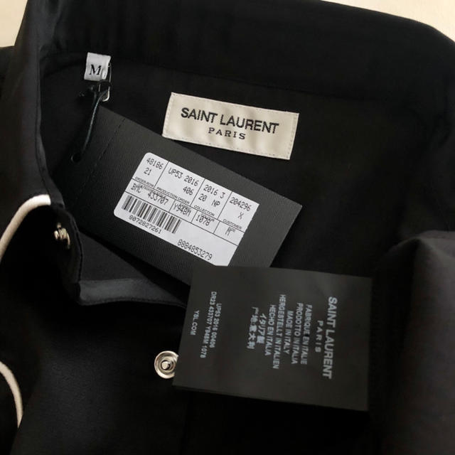 Saint Laurent(サンローラン)の新品！SAINT LAURENT スリムロックシャツ 定価16.7万円 サイズM メンズのトップス(シャツ)の商品写真