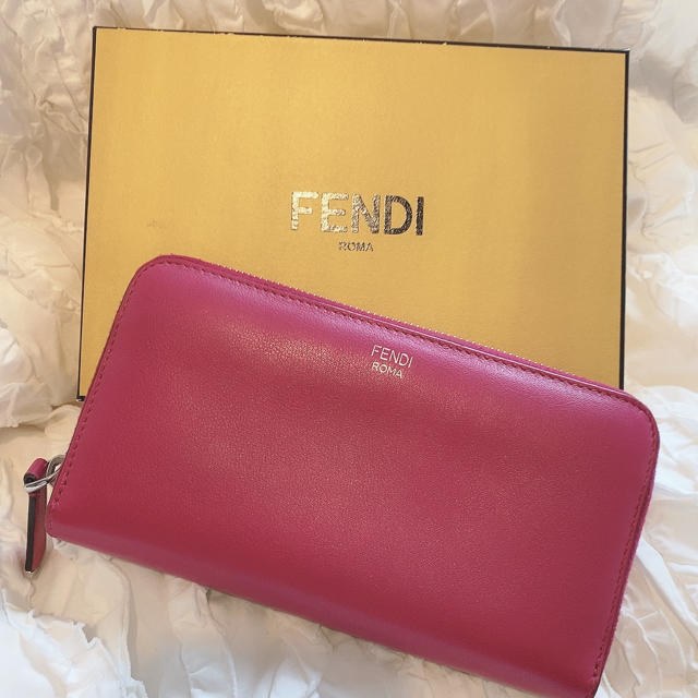 FENDI バイカラー長財布