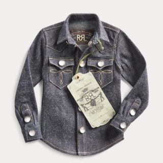 ダブルアールエル(RRL)の新品*RRL*世界限定100着 リミテッドエディション ミニ　デニムシャツ*　(その他)