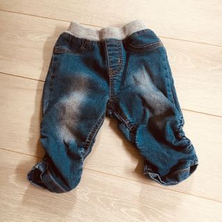 【美品】ベビーデニムパンツ 60〜70(パンツ)