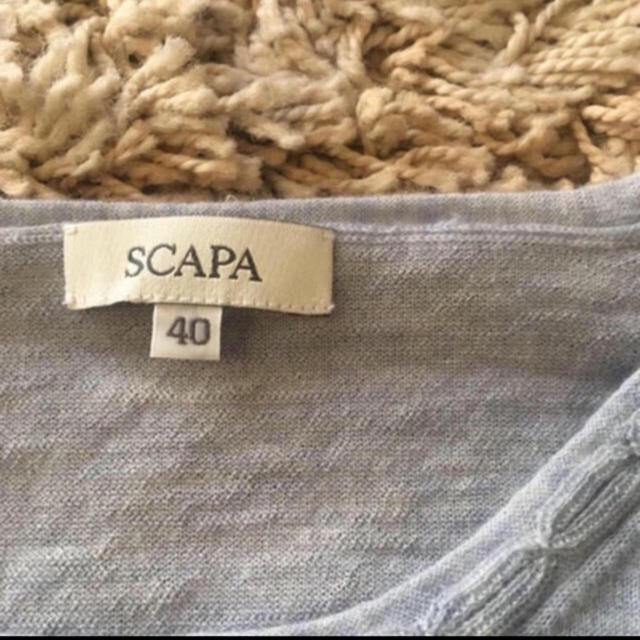 SCAPA(スキャパ)のSCAPA カシミヤ100%ニット　J-8 レディースのトップス(ニット/セーター)の商品写真