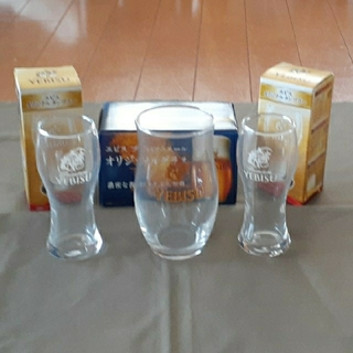 サッポロ(サッポロ)のYEBISU　ビールグラス3個(ノベルティグッズ)