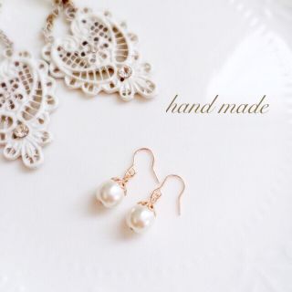 ❤︎hand made❤︎ パールピアス(ピアス)