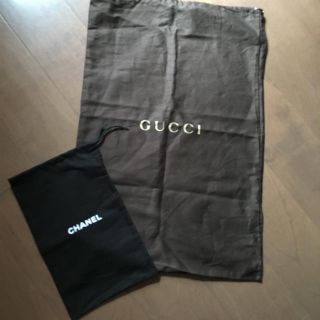 シャネル(CHANEL)の最終値下げ 未使用CHANEL & GUCCI 保存袋(ポーチ)