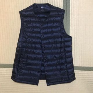 ユニクロ(UNIQLO)のユニクロ　インナーダウン　サイズS 黒(ダウンジャケット)