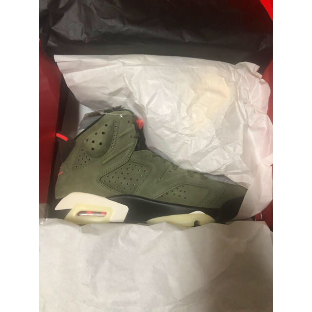 travis scott AIR JORDAN 6スニーカー