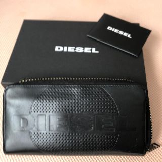 ディーゼル(DIESEL)のjuju_usa様専用　DIESEL☆ディーゼル　レザー長財布　黒　USED(長財布)