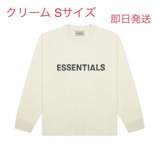 フィアオブゴッド(FEAR OF GOD)の2020ss ESSENTIALS LSTee CREAM S  ロンT 新品(Tシャツ/カットソー(七分/長袖))