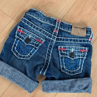 トゥルーレリジョン(True Religion)の美品　True Religion デニムショートパンツ　オシャレ(パンツ/スパッツ)