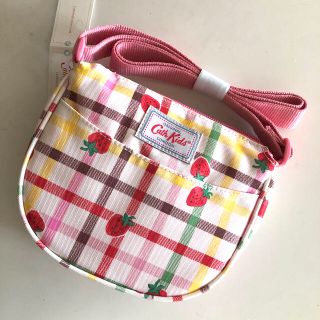 キャスキッドソン(Cath Kidston)のキャスキッドソン　キッズ　ハンドバッグ　イチゴ(ポシェット)