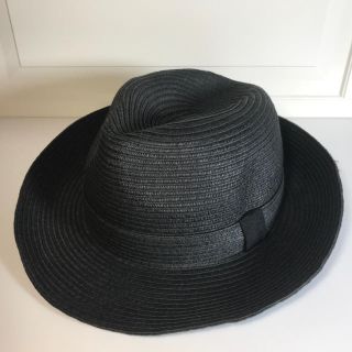 ニューヨークハット(NEW YORK HAT)の【新品未使用】ニューヨークハット ストローハット 男女兼用　送料無料(ハット)