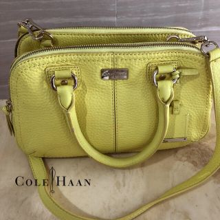 めがけは Cole Haan - ☆爽やかイエロー、コールハーン☆ハンド