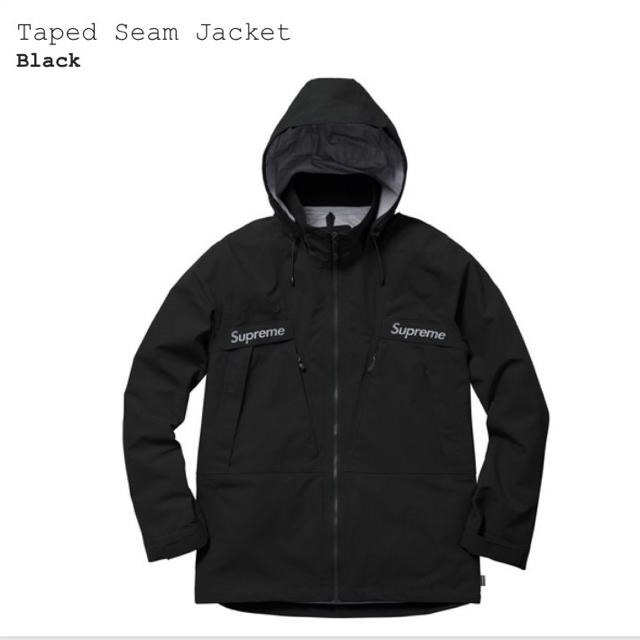 名作 Supreme 17AW Taped Seam Jacket M | www.innoveering.net