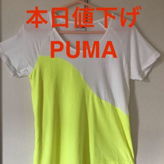 プーマ(PUMA)のpuma 蛍光イエローTシャツ(Tシャツ(半袖/袖なし))