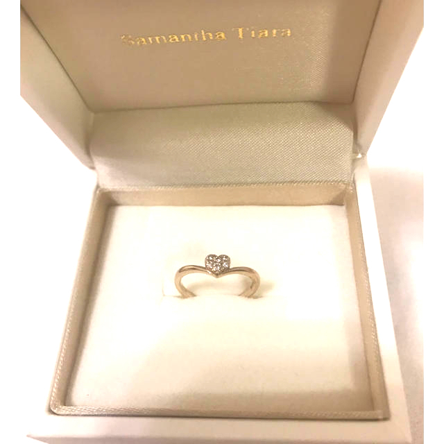 Samantha Tiara(サマンサティアラ)のサマンサティアラ　Ｋ18ハートモチーフリング レディースのアクセサリー(リング(指輪))の商品写真