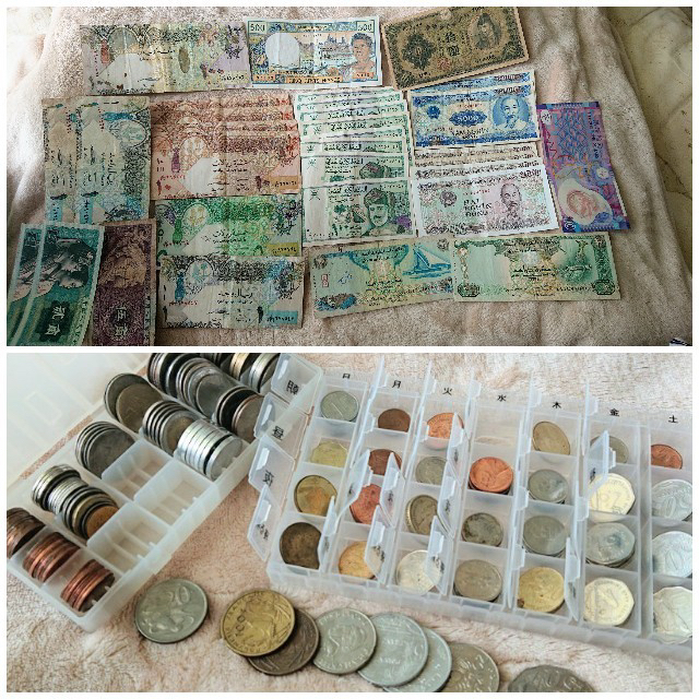 色んな国の旧紙幣､旧硬貨