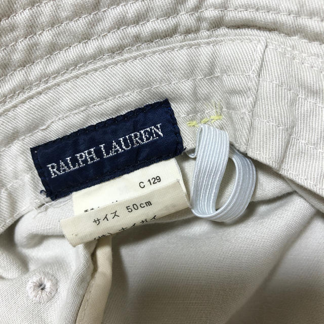 POLO RALPH LAUREN(ポロラルフローレン)のラルフローレン　ハット　帽子　キッズ　50cm キッズ/ベビー/マタニティのこども用ファッション小物(帽子)の商品写真