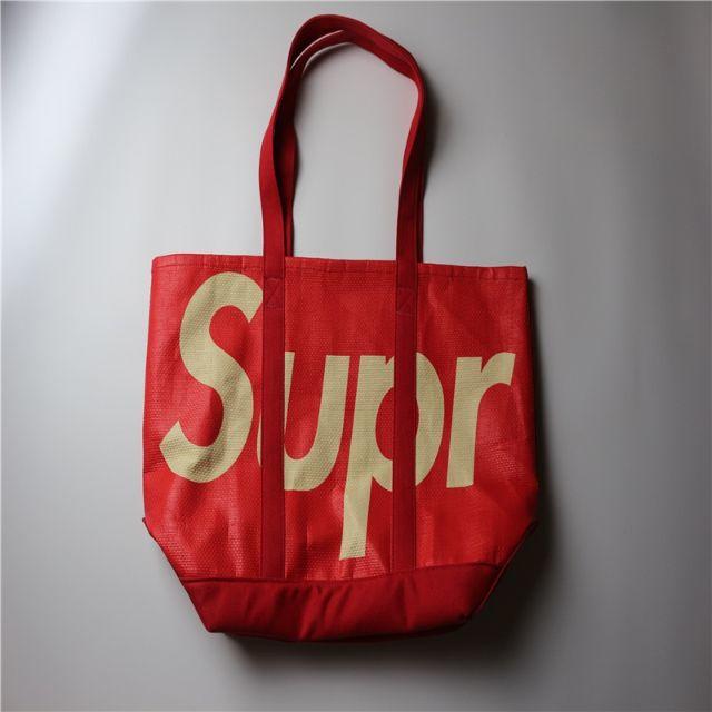 Supreme - supreme raffia tote bag シュプリーム トート バッグ 赤の通販 by uim's shop