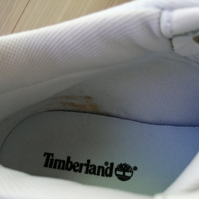 値下げ【未使用品】Timberland　ホワイトブーツ　26.5cm メンズの靴/シューズ(ブーツ)の商品写真