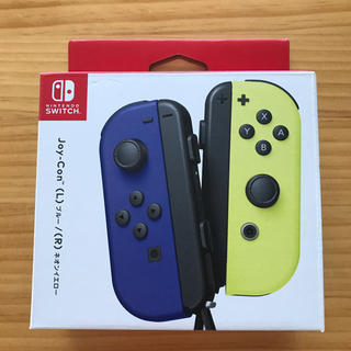 ニンテンドースイッチ(Nintendo Switch)のニンテンドーSwitch Joy-Con ジョイコン　ブルー/ネオンイエロー(その他)