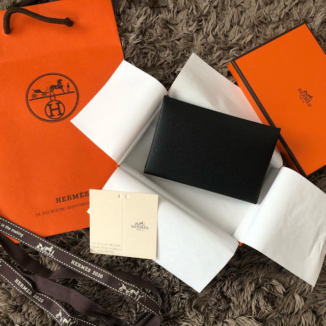 Hermes(エルメス)の直営店購入エルメス新品未使用HERMESカードケース名刺入れ レディースのファッション小物(名刺入れ/定期入れ)の商品写真