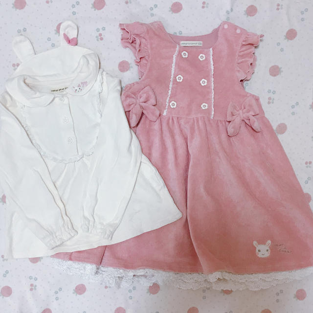 coeur a coeur(クーラクール)のクーラクール 100 セット キッズ/ベビー/マタニティのキッズ服女の子用(90cm~)(ワンピース)の商品写真