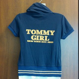 トミーガール(tommy girl)のtommy girl 半袖パーカー(パーカー)