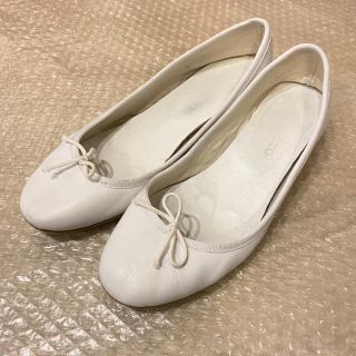 レペット(repetto)のレペット ＊ カミーユ 38 ホワイト(バレエシューズ)