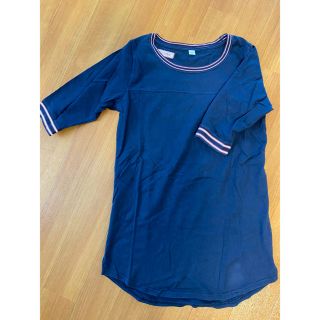 トミーガール(tommy girl)のtommy  ロングトップス　s(Tシャツ/カットソー(七分/長袖))