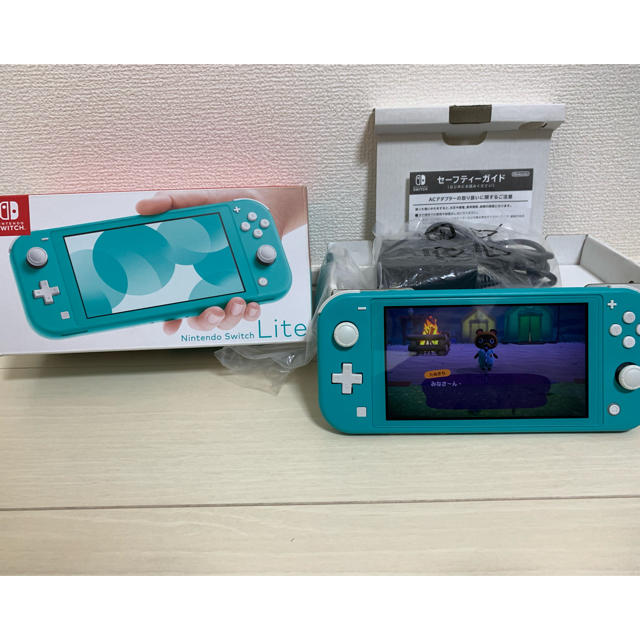 任天堂Nintendo Switch  Lite ターコイズ　　難あり