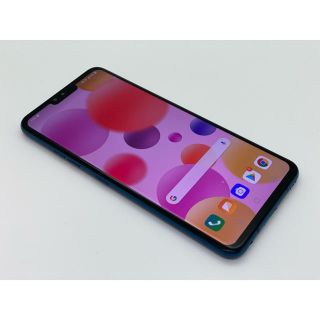 エルジーエレクトロニクス(LG Electronics)の(97)LG V40 Thinq 128gb ブルー simfree スマホ本体(スマートフォン本体)