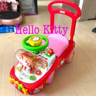 ハローキティ(ハローキティ)のHello Kitty 乗用玩具♪(手押し車/カタカタ)