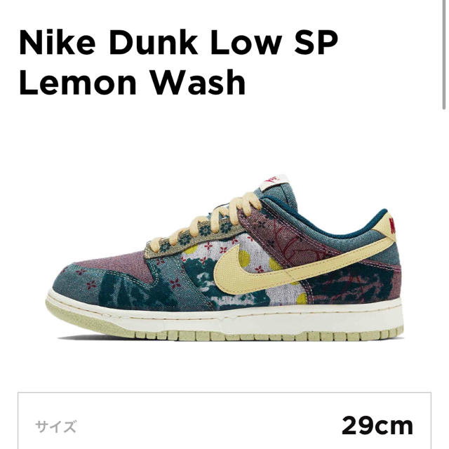 NIKE ダンク　ロー　29センチ