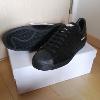 アディダス(adidas)のPRADA × ADIDAS SUPER STAR　黒　black 27.5cm(スニーカー)