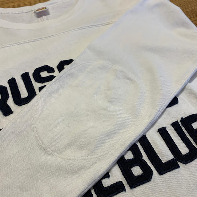 BLUE BLUE(ブルーブルー)の【BLUE BLUE】RUSSELL/BLUE  BLUE フットボールTシャツ メンズのトップス(Tシャツ/カットソー(七分/長袖))の商品写真