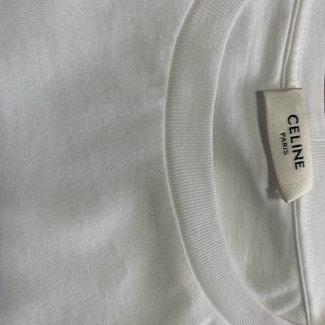 CELINE コットンロゴTシャツ | sociedadsostenible.co